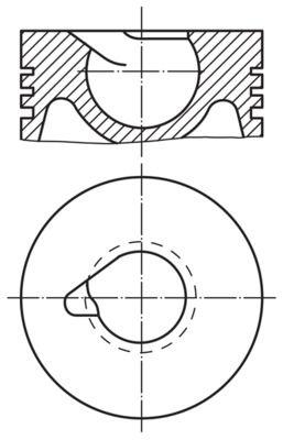 Kolv - Kolv MAHLE 227 39 00