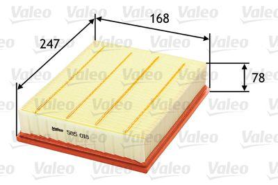 Luftfilter - Luftfilter VALEO 585018