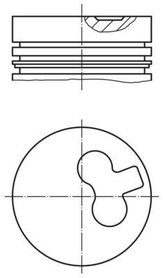 Kolv - Kolv MAHLE 011 29 02