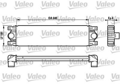 Intercooler - Laddluftkylare VALEO 817115