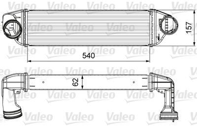 Intercooler - Laddluftkylare VALEO 818642