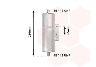 Torkfilter - Torkare,m klimatanläggning VAN WEZEL 2700D149