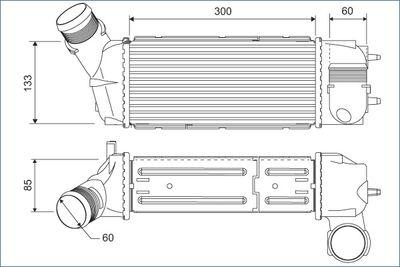 Intercooler - Laddluftkylare VALEO 818769