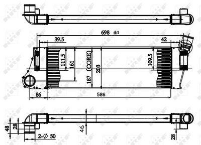 Intercooler - Laddluftkylare NRF 30899