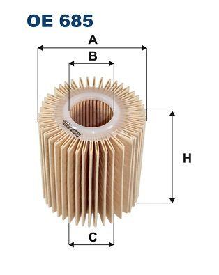 Oljefilter - Oljefilter FILTRON OE 685