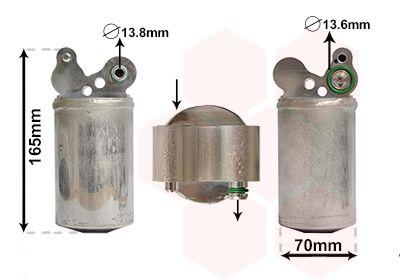 Torkfilter - Torkare,m klimatanläggning VAN WEZEL 5900D185