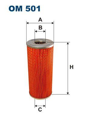 Hydraulstyrningsfilter - Hydraulikfilter, automatväxel FILTRON OM 501