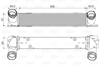 Intercooler - Laddluftkylare VALEO 818553