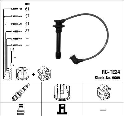 Tändkabel - Tändkabelsats NGK 9609