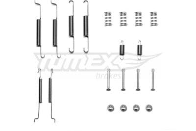 Bromstrummedelar - Tillbehörssats, bromsbackar TOMEX BRAKES TX 40-01