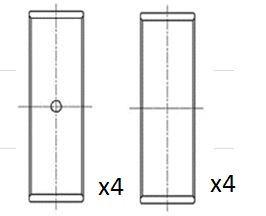 Vevaxellager - Vevstakslager FAI AUTOPARTS BB2022-STD