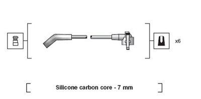 Tändkabel - Tändkabelsats MAGNETI MARELLI 941318111137