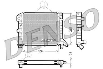 Kylare - Kylare, motorkylning DENSO DRM33021