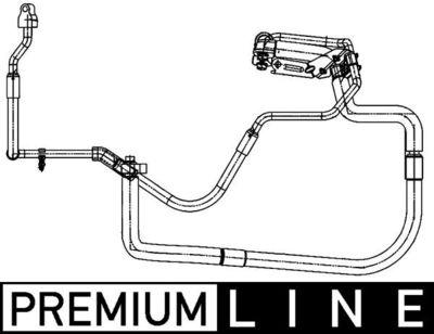 Klimatanläggningsrör - Varibelttrycksledning, klimatanläggning MAHLE AP 110 000P