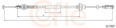Spjällkabel - Gasvajer COFLE 92.12.7307