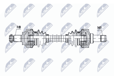 Drivaxel - Drivaxel NTY NPW-BM-051