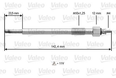 Glödstift - Glödstift VALEO 345187