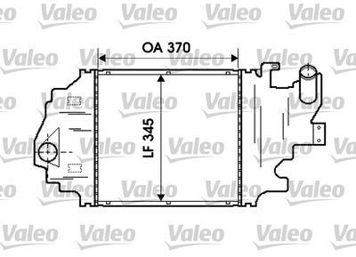 Intercooler - Laddluftkylare VALEO 817923