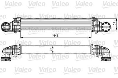 Intercooler - Laddluftkylare VALEO 818606