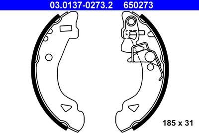 Bromsbackar - Bromsbackar, sats ATE 03.0137-0273.2