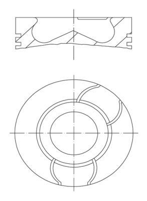 Kolv - Kolv MAHLE 021 PI 00123 002