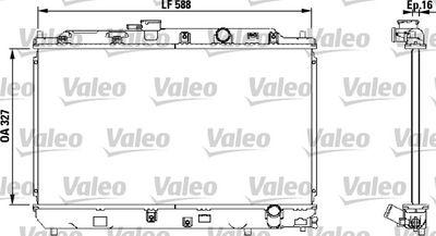 Kylare - Kylare, motorkylning VALEO 731634