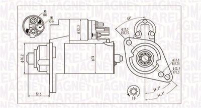 Startmotor - Startmotor MAGNETI MARELLI 063721293010