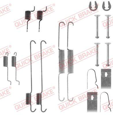 Bromstrummedelar - Tillbehörssats, bromsbackar QUICK BRAKE 105-0815