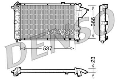 Kylare - Kylare, motorkylning DENSO DRM20024