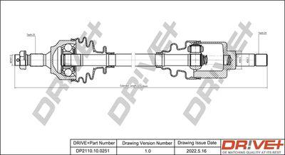 Drivaxel - Drivaxel DR!VE+ DP2110.10.0251