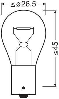 Blinkerslampa - Glödlampa, blinker OSRAM 7507-2BL