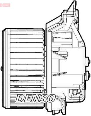 Fläktmotor - Kupéfläkt DENSO DEA09209