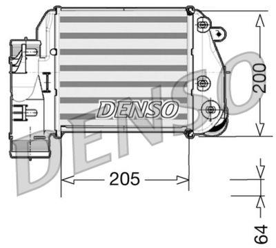 Intercooler - Laddluftkylare DENSO DIT02025