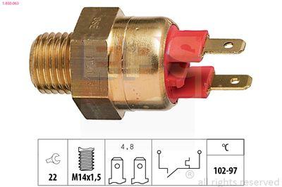 Temperaturfläkt, kylarradiatorfläkt - Termokontakt, kylarfläkt EPS 1.850.063