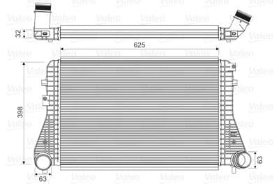 Intercooler - Laddluftkylare VALEO 818674