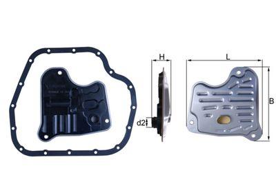 Automatväxellådefilter - Hydraulikfilter, automatväxel KNECHT HX 284D