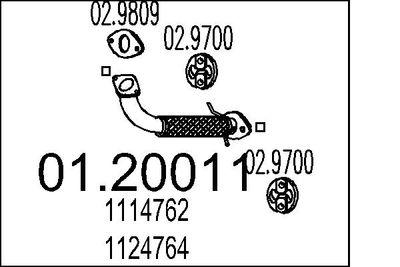 Avgasrör - Avgasrör MTS 01.20011