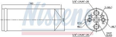 Torkfilter - Torkare,m klimatanläggning NISSENS 95523