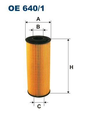 Oljefilter - Oljefilter FILTRON OE 640/1