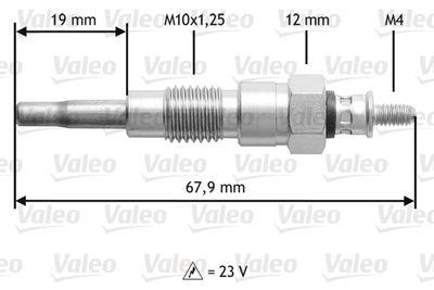 Glödstift - Glödstift VALEO 345196