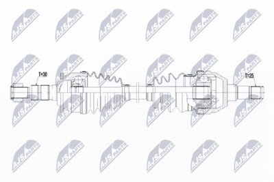 Drivaxel - Drivaxel NTY NPW-PL-075