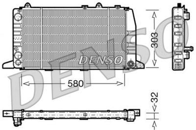 Kylare - Kylare, motorkylning DENSO DRM02011