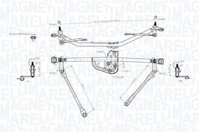 Torkarstag - Torkartransmission MAGNETI MARELLI 085570742010