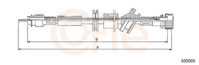 Hastighetsmätarvajer - Hastighetsmätaraxel COFLE 92.S05005
