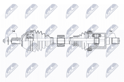 Drivaxel - Drivaxel NTY NPW-VV-040