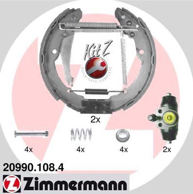 Bromsbackar - Bromsbackar, sats ZIMMERMANN 20990.108.4