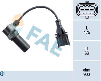 Vevaxelsensor - Impulsgivare, vevaxel FAE 79222