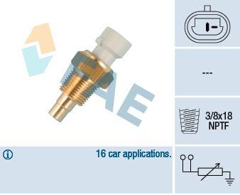 Kylvätsketemperatursensor - Sensor, kylmedelstemperatur FAE 32711