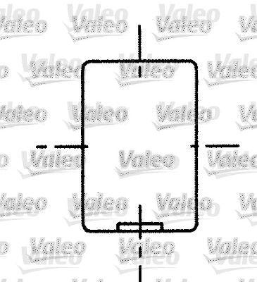 Multifunktionellt relä - Relä, huvudström VALEO 643824