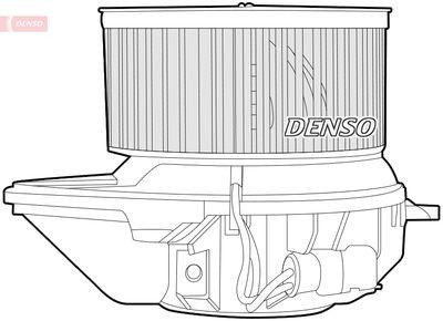 Fläktmotor - Kupéfläkt DENSO DEA23008